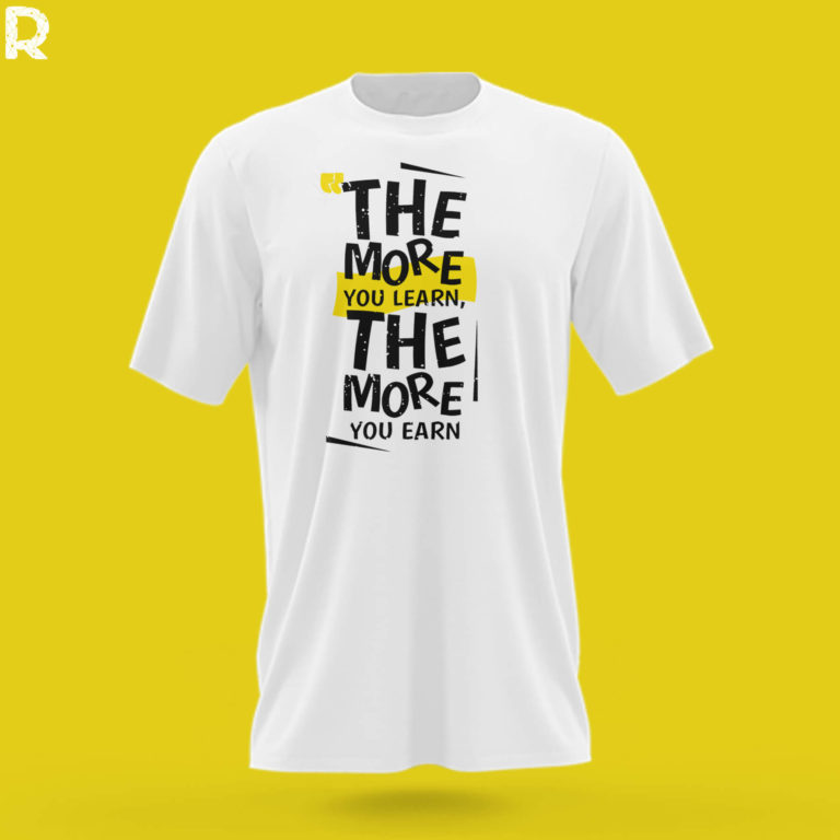 White Tshirt with quote